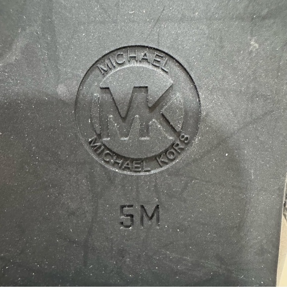 EUC Michael Kors Bromley Over the Knee Riding Boot Black Leather Women's 5 - Picture 14 of 16